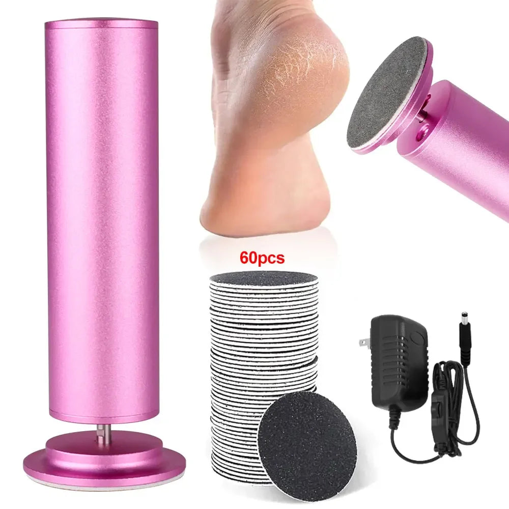 SmoothSole™ Electric Foot File – Rechargeable Callus Remover for Soft, Beautiful Feet