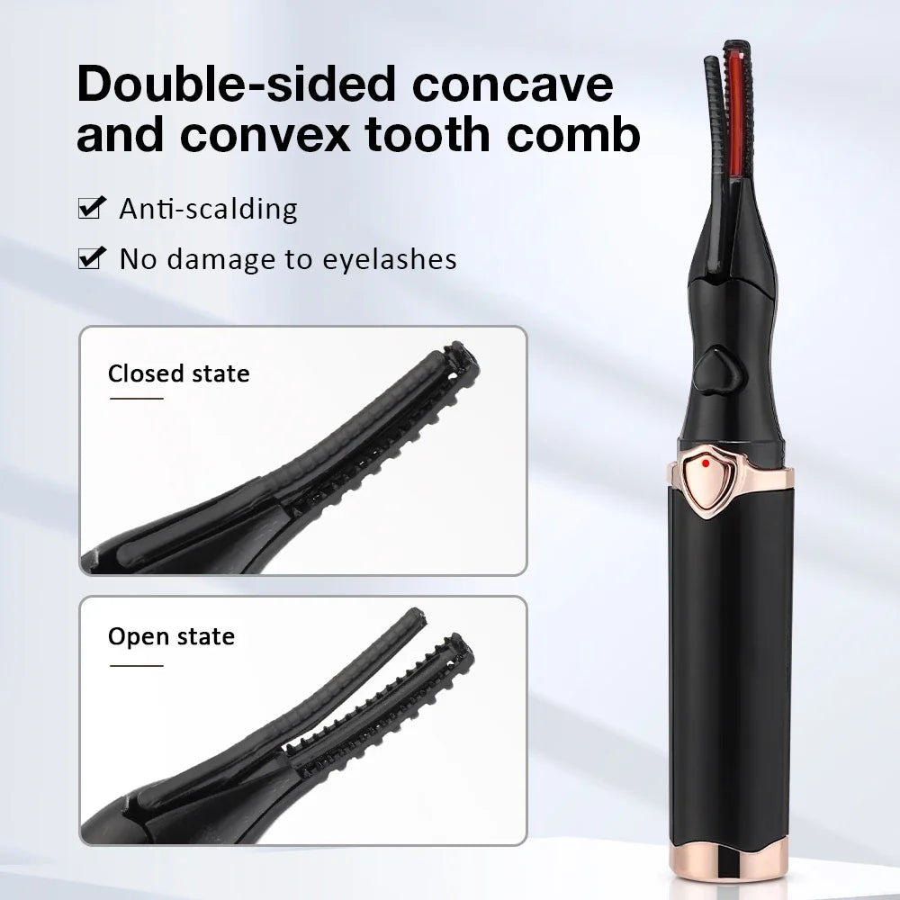 LashLuxe™ Heated Eyelash Curler – Instant Curl & All-Day Lift for Stunning, Long-Lasting Lashes