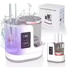GlamSpin™ 3-in-1 Electric Makeup Brush Cleaner & Dryer – Deep Clean, Quick Dry, USB Rechargeable