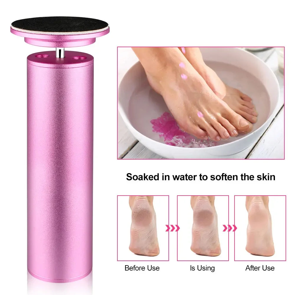 SmoothSole™ Electric Foot File – Rechargeable Callus Remover for Soft, Beautiful Feet