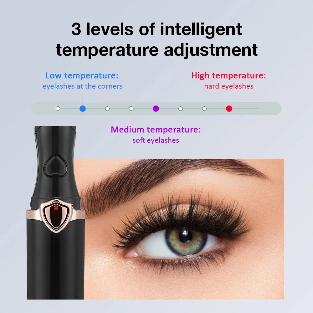 LashLuxe™ Heated Eyelash Curler – Instant Curl & All-Day Lift for Stunning, Long-Lasting Lashes