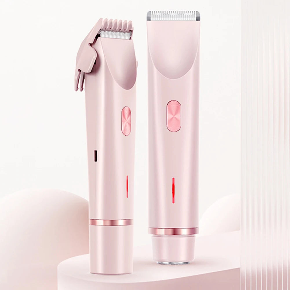 SilkyTrim™ Dual Head Hair Trimmer for Women – Precision Shaving for Face, Bikini & Body